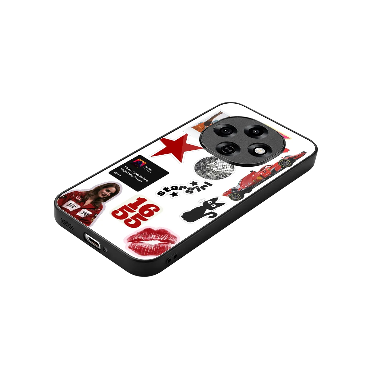 Formula 1 Fever stylish phone case for oppo f31 pro 5g | glossy glass and slim fit