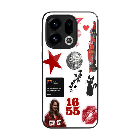 Formula 1 Fever back phone cover | glass case for oppo find x9