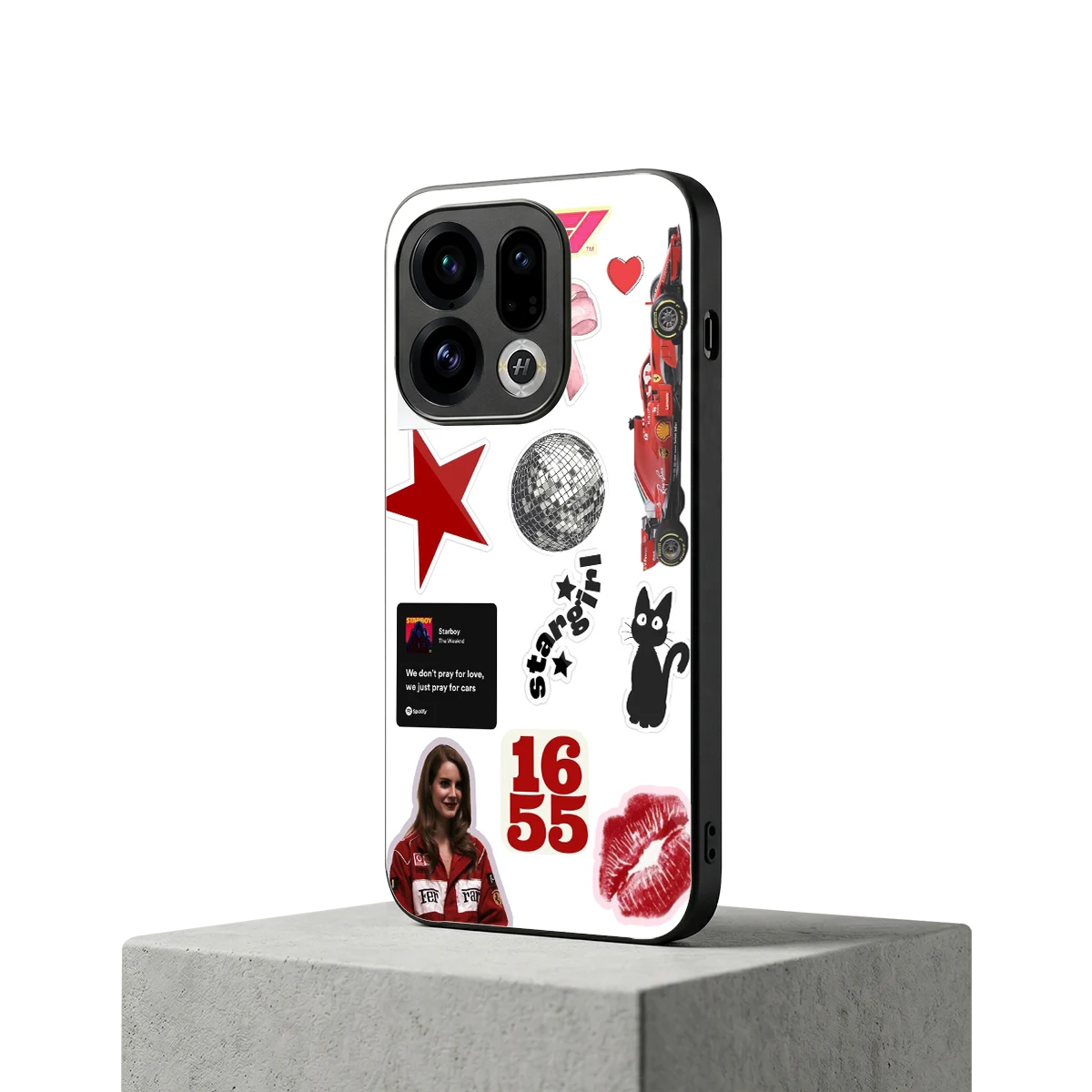 Formula 1 Fever oppo find x9 mobile cover | shockproof glass phone case