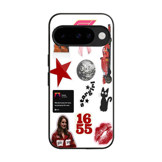 Formula 1 Fever back phone cover | glass case for google pixel 10