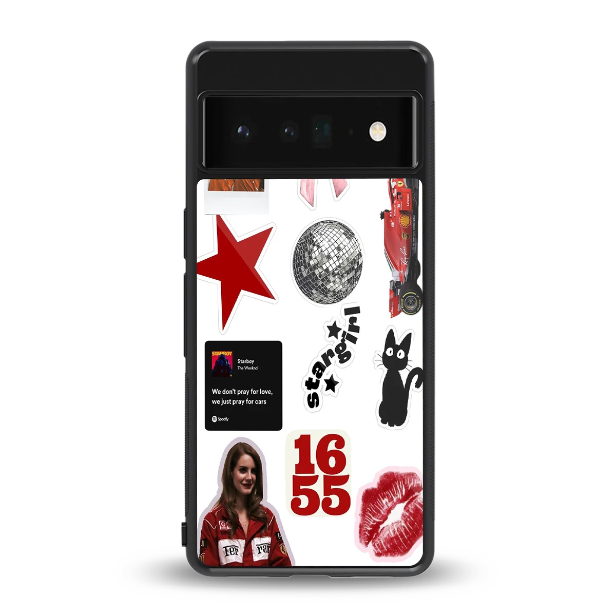 Formula 1 Fever back phone cover | glass case for google pixel 6 pro