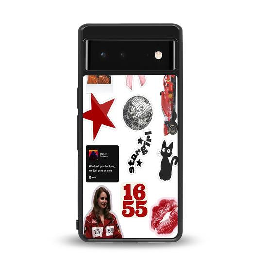 Formula 1 Fever back phone cover | glass case for google pixel 6