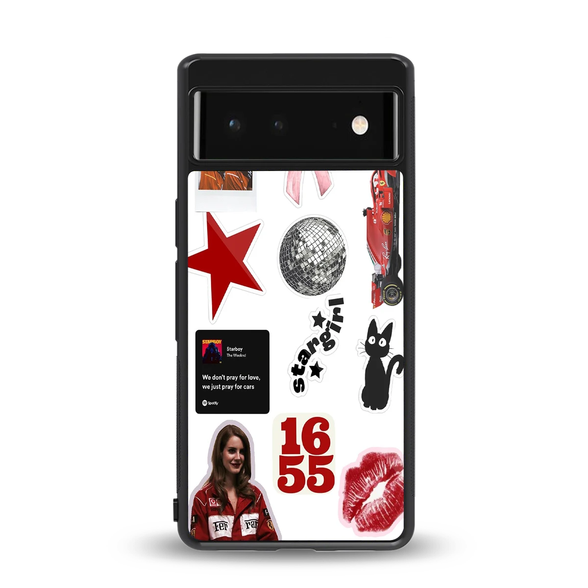 Formula 1 Fever back phone cover | glass case for google pixel 6a