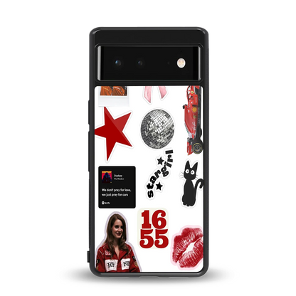 Formula 1 Fever back phone cover | glass case for google pixel 6a