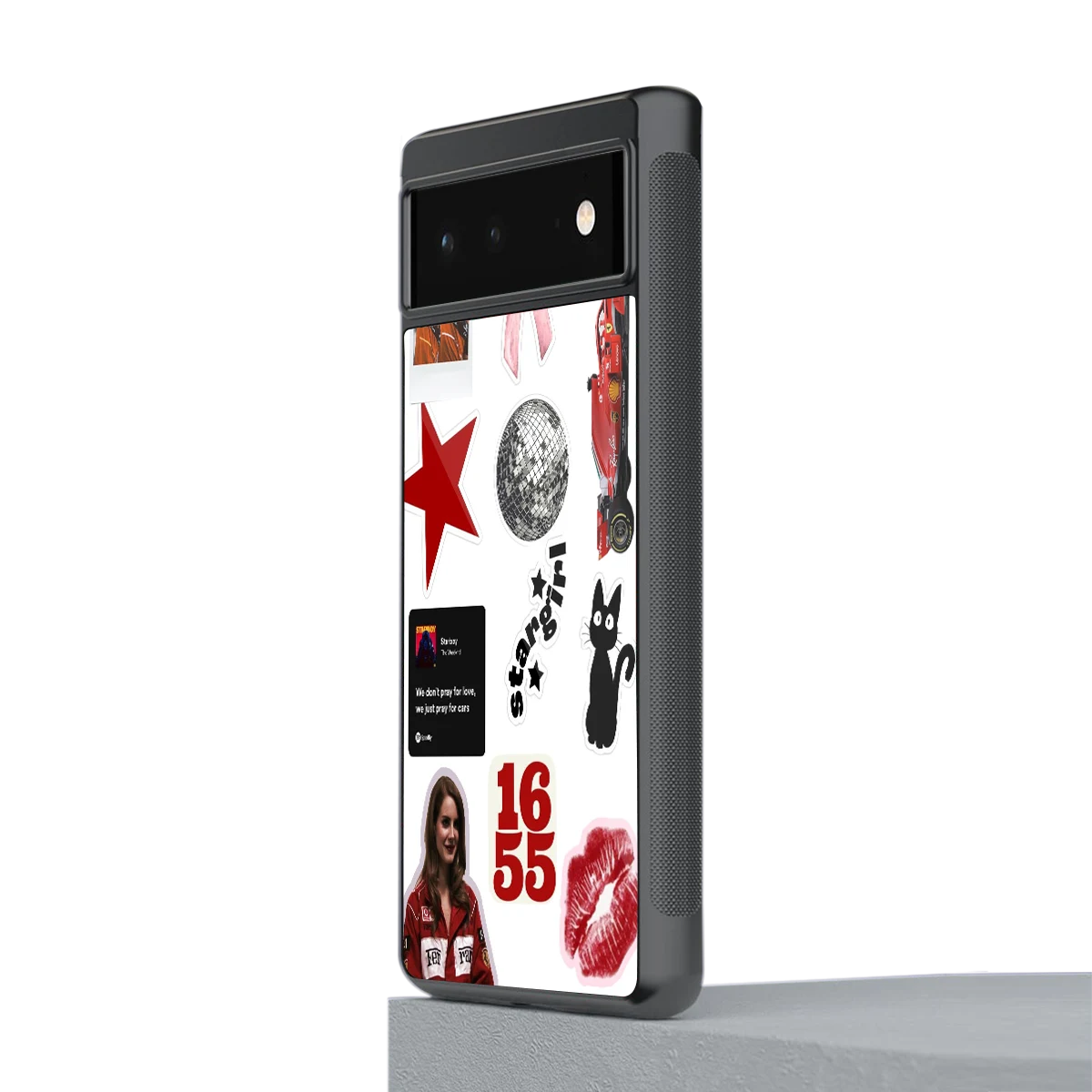 Formula 1 Fever stylish phone case for google pixel 6a | glossy glass and slim fit