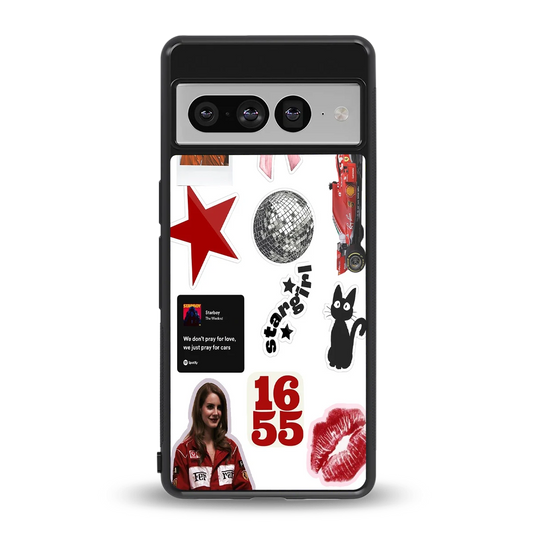 Formula 1 Fever back phone cover | glass case for google pixel 7 pro