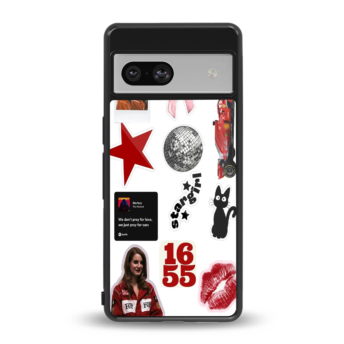 Formula 1 Fever back phone cover | glass case for google pixel 7