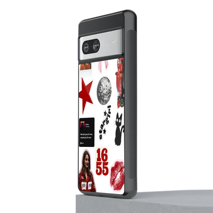 Formula 1 Fever stylish phone case for google pixel 7a | glossy glass and slim fit