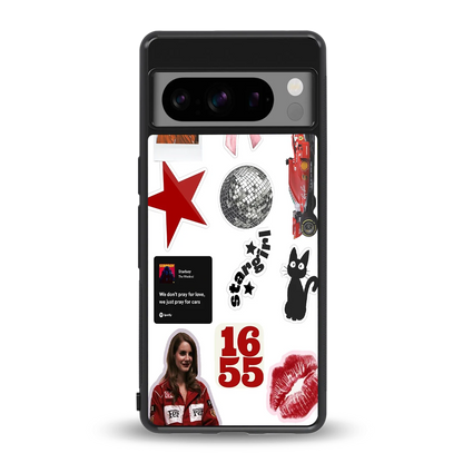 Formula 1 Fever back phone cover | glass case for google pixel 8 pro