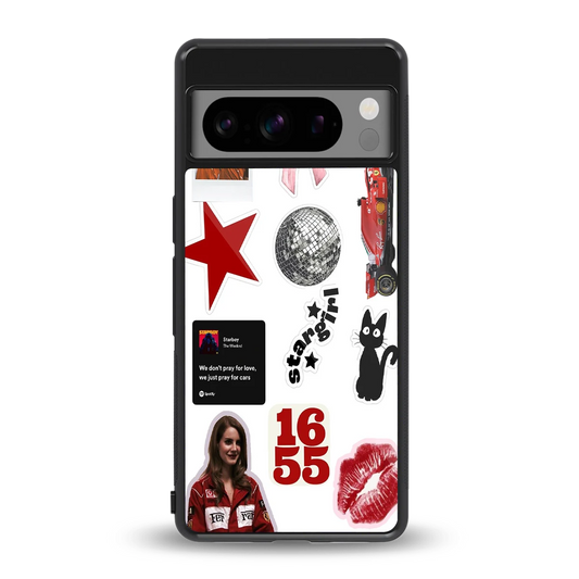 Formula 1 Fever back phone cover | glass case for google pixel 8 pro