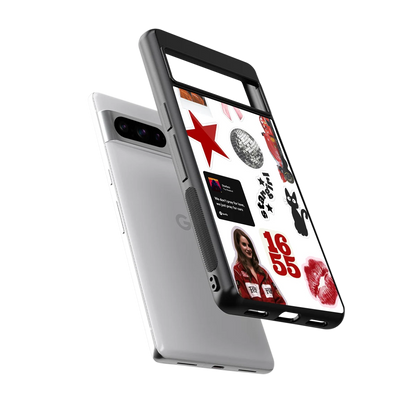 Formula 1 Fever sleek google pixel 8 pro cover with tempered glass back and TPU edges