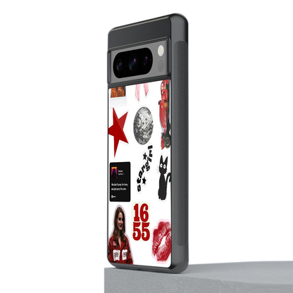 Formula 1 Fever stylish phone case for google pixel 8 pro | glossy glass and slim fit