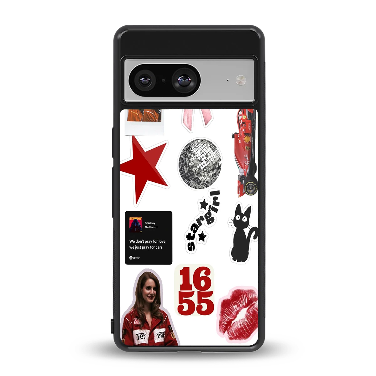 Formula 1 Fever back phone cover | glass case for google pixel 8