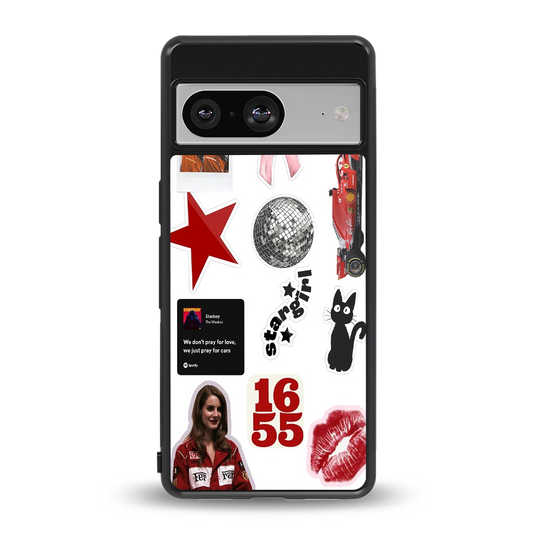 Formula 1 Fever back phone cover | glass case for google pixel 8