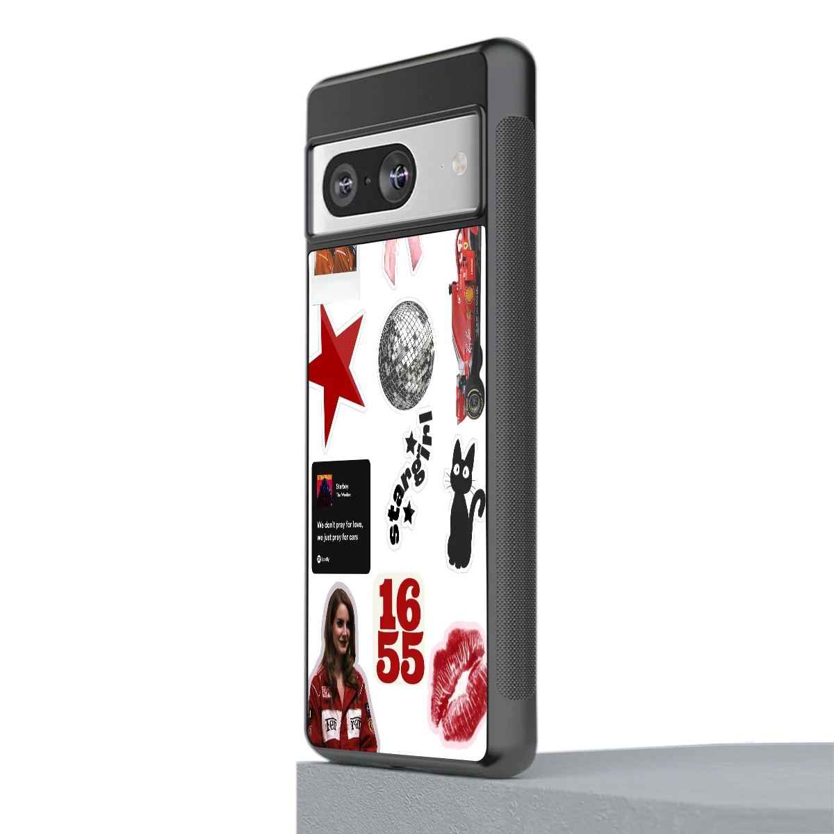 Formula 1 Fever stylish phone case for google pixel 8 | glossy glass and slim fit