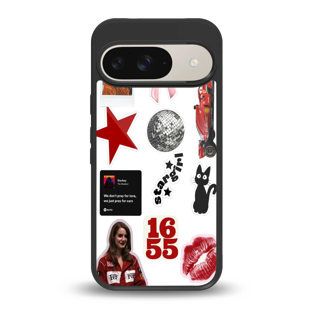 Formula 1 Fever back phone cover | glass case for google pixel 9