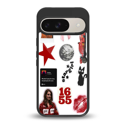 Formula 1 Fever back phone cover | glass case for google pixel 9