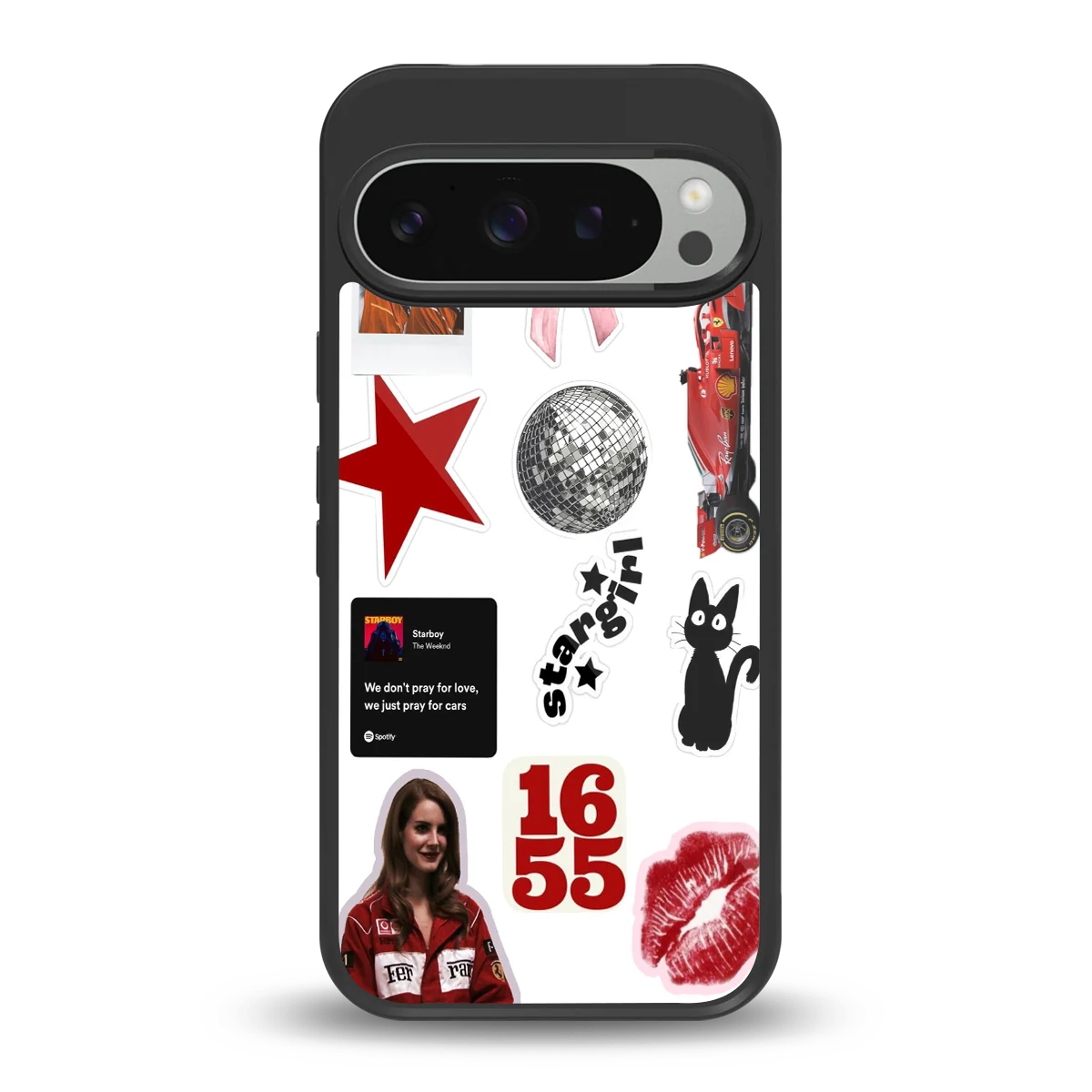 Formula 1 Fever back phone cover | glass case for google pixel 9 pro