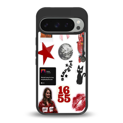 Formula 1 Fever back phone cover | glass case for google pixel 9 pro