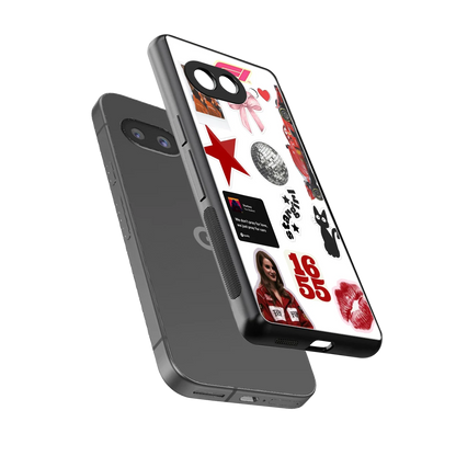 Formula 1 Fever sleek google pixel 10a cover with tempered glass back and TPU edges