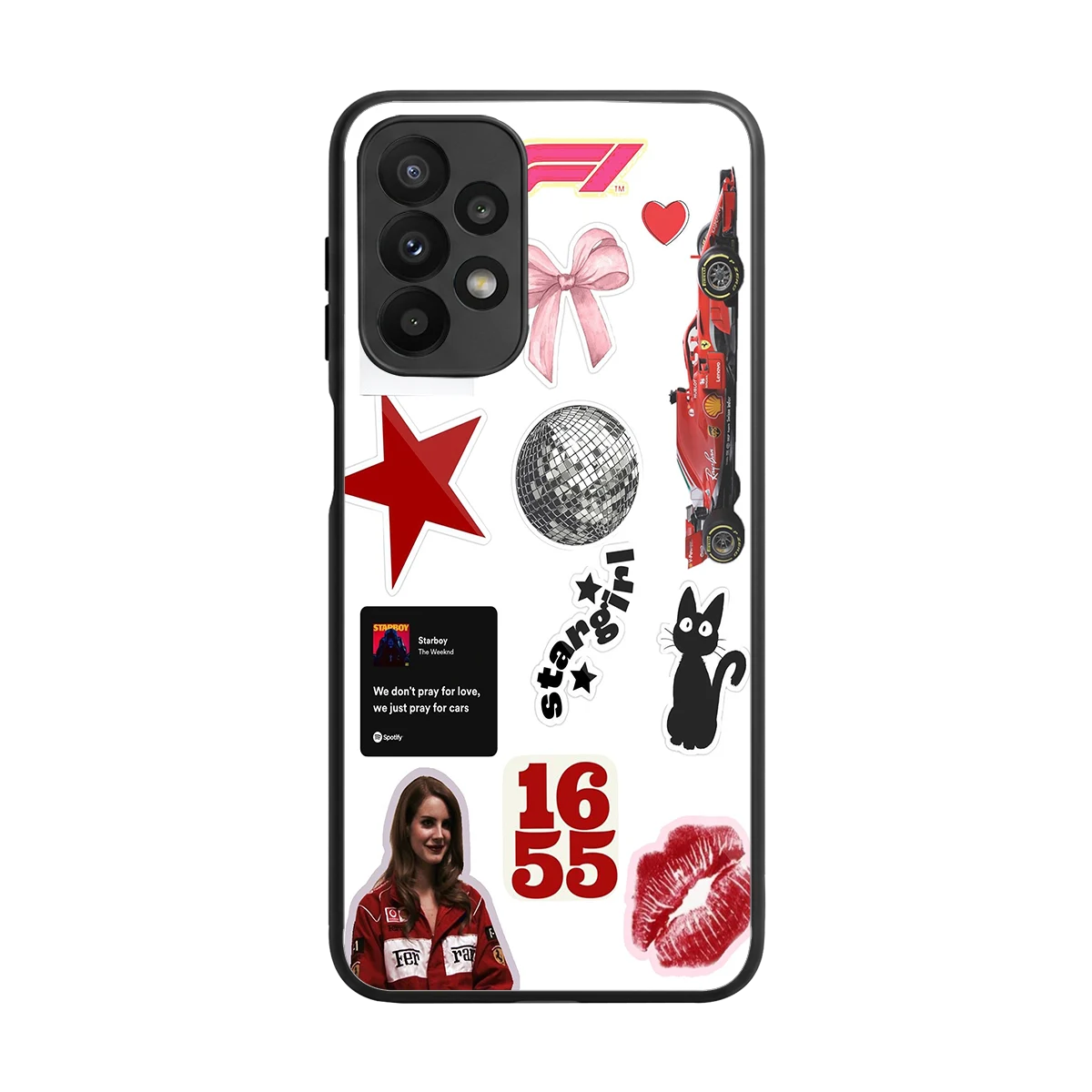Formula 1 Fever back phone cover | glass case for samsung galaxy a23