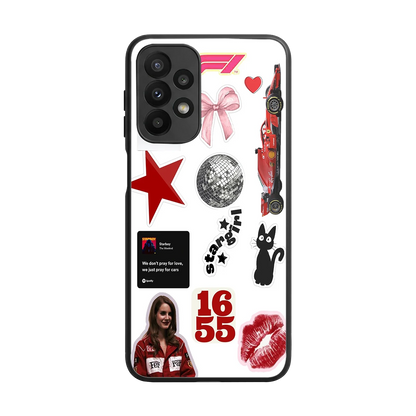 Formula 1 Fever back phone cover | glass case for samsung galaxy a23