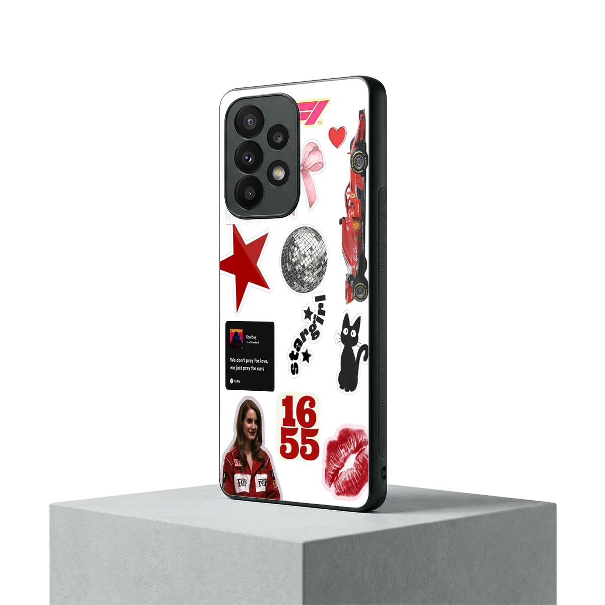 Formula 1 Fever samsung galaxy a23 mobile cover | shockproof glass phone case