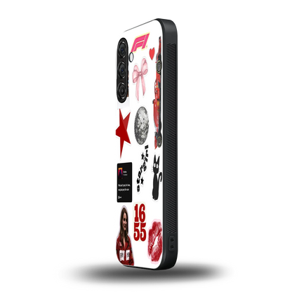 Formula 1 Fever samsung galaxy a36 5g mobile cover | shockproof glass phone case
