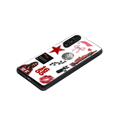 Formula 1 Fever stylish phone case for samsung galaxy m34 5g | glossy glass and slim fit