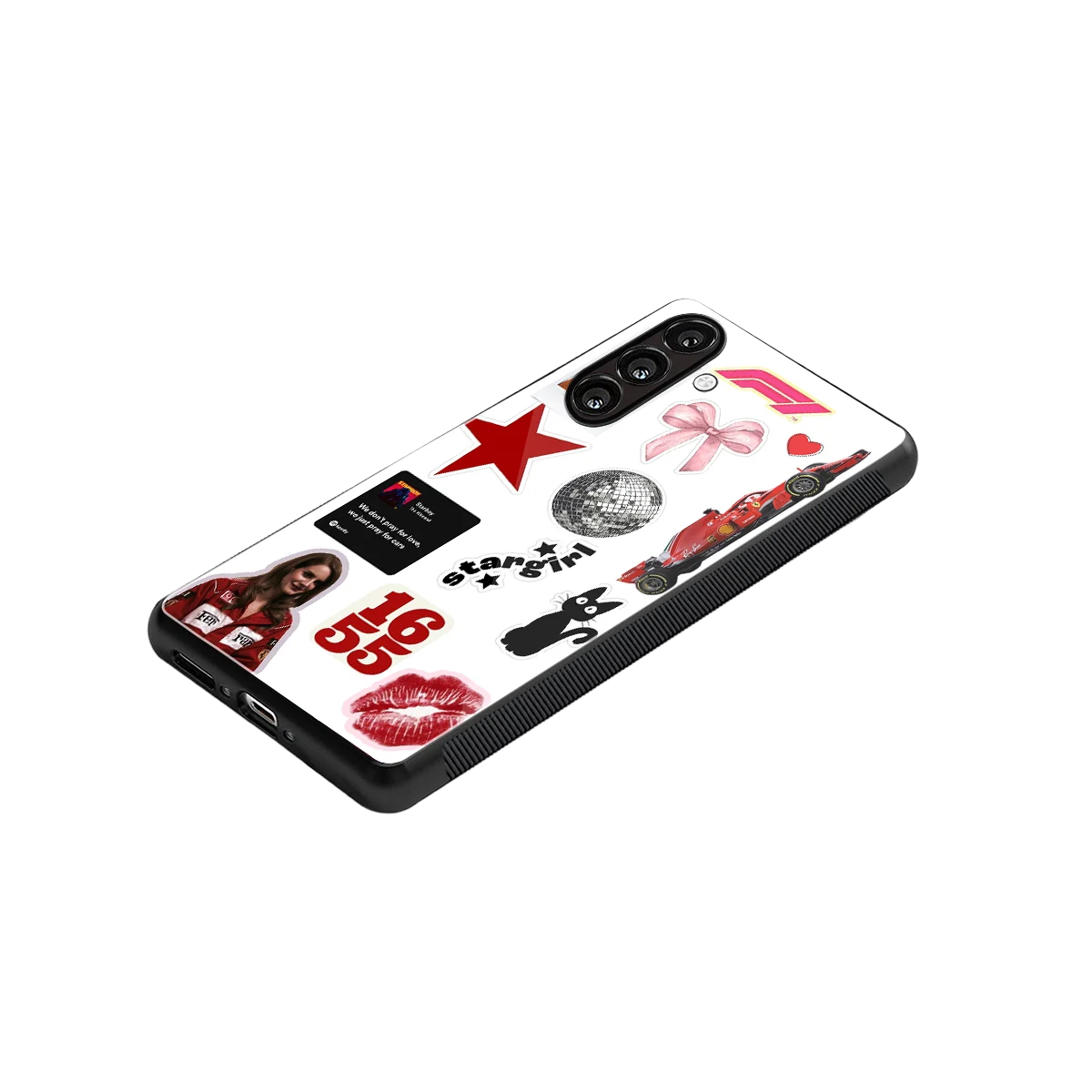 Formula 1 Fever stylish phone case for samsung galaxy a14 5g | glossy glass and slim fit
