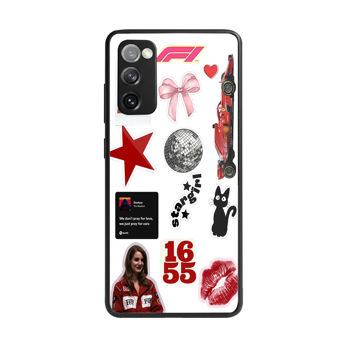 Formula 1 Fever back phone cover | glass case for samsung galaxy s20 fe