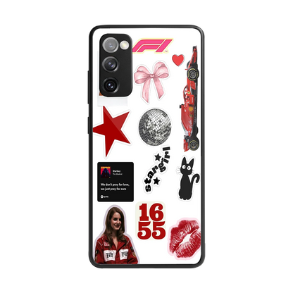 Formula 1 Fever back phone cover | glass case for samsung galaxy s20 fe