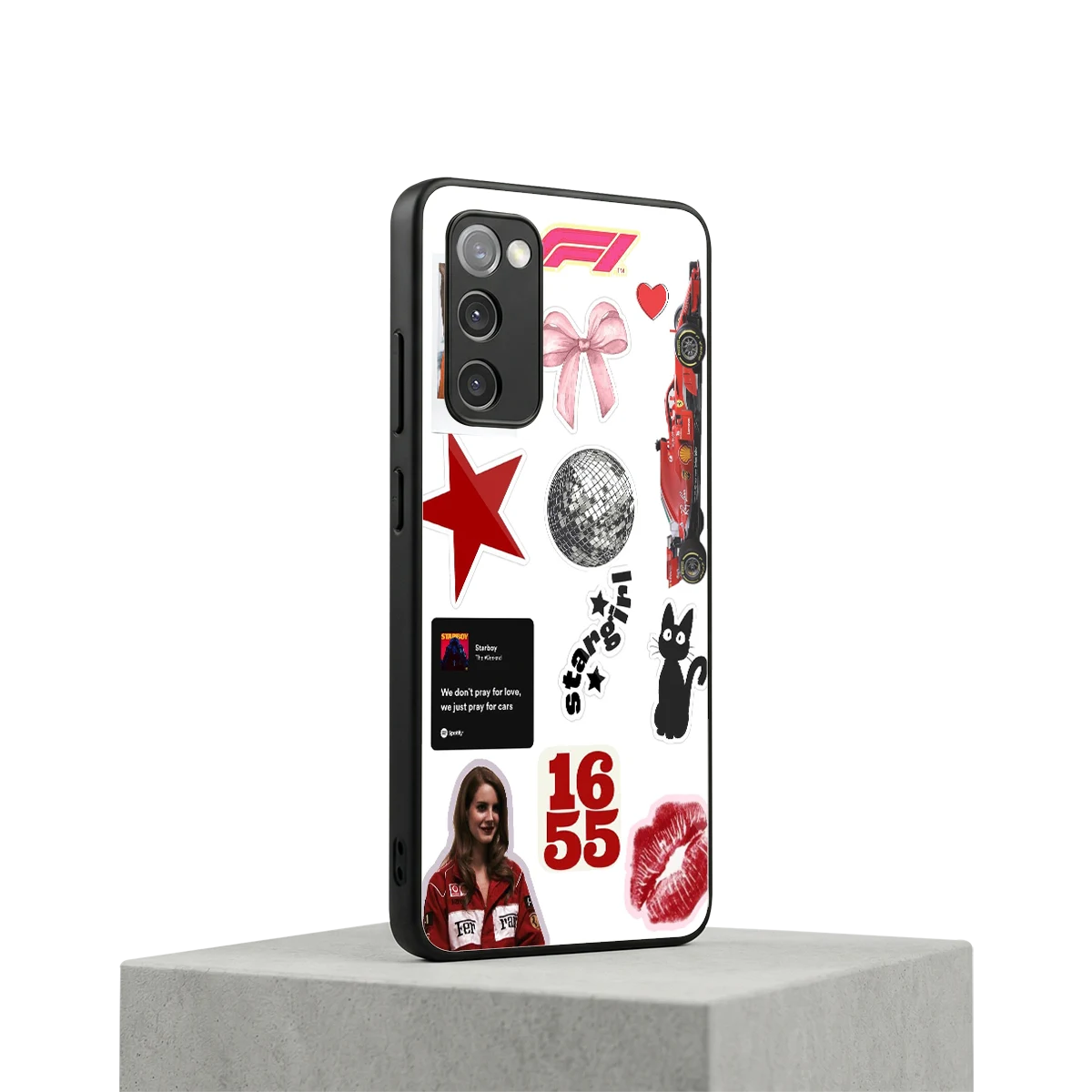 Formula 1 Fever samsung galaxy s20 fe mobile cover | shockproof glass phone case