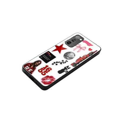 Formula 1 Fever stylish phone case for samsung galaxy s20 fe | glossy glass and slim fit
