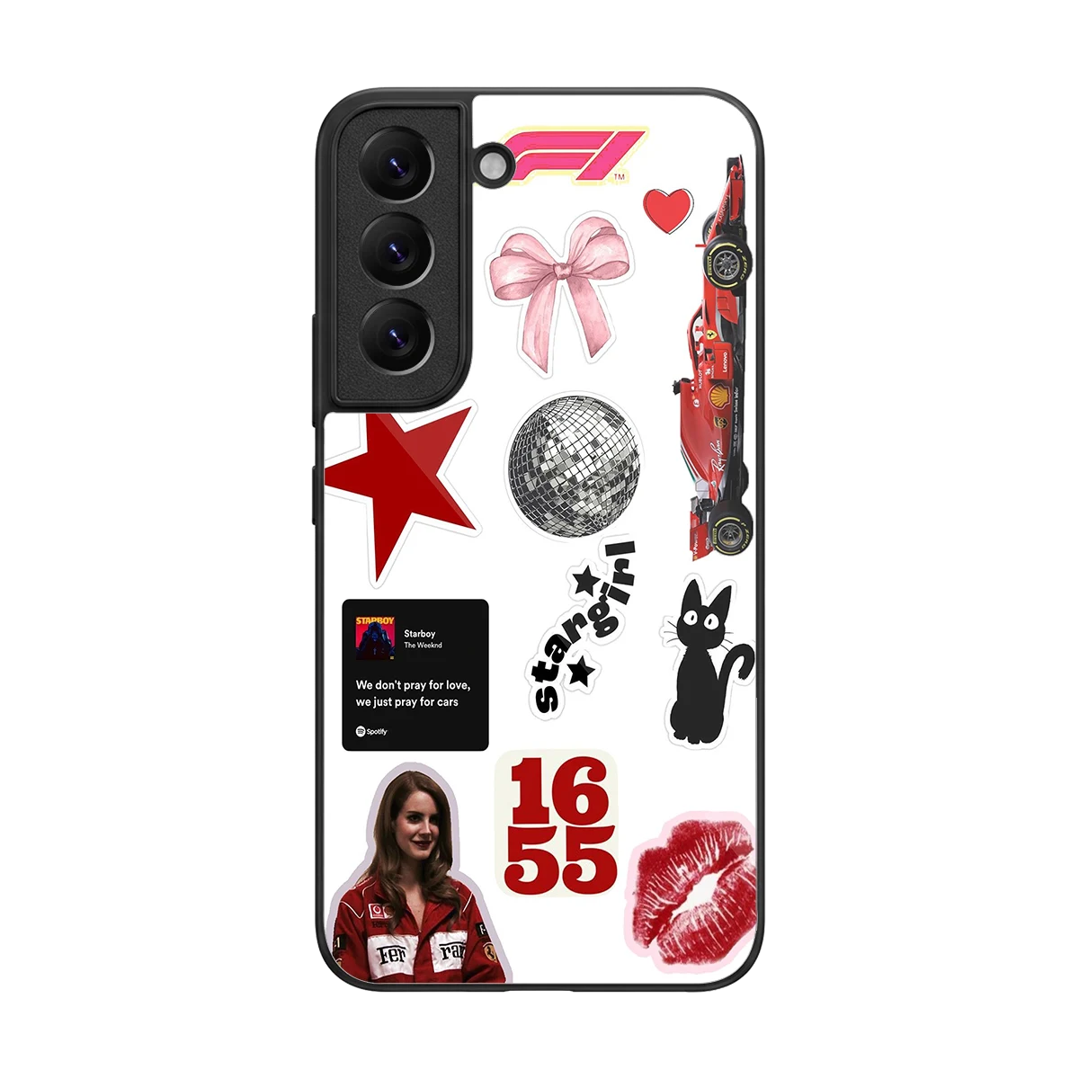 Formula 1 Fever back phone cover | glass case for samsung galaxy s22
