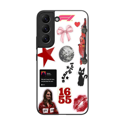 Formula 1 Fever back phone cover | glass case for samsung galaxy s22