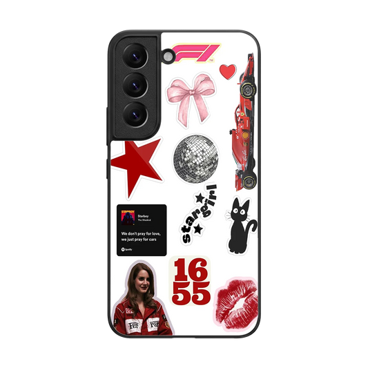 Formula 1 Fever back phone cover | glass case for samsung galaxy s22