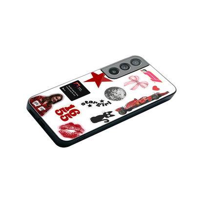 Formula 1 Fever stylish phone case for samsung galaxy s22 | glossy glass and slim fit