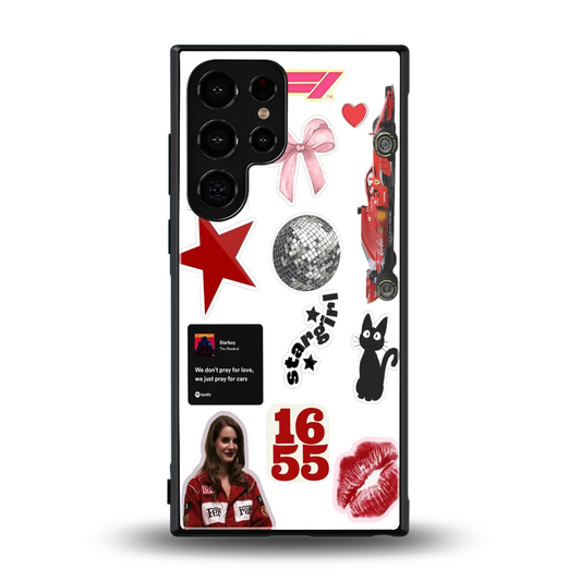 Formula 1 Fever back phone cover | glass case for samsung galaxy s24 ultra