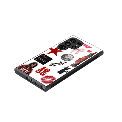Formula 1 Fever stylish phone case for samsung galaxy s24 ultra | glossy glass and slim fit