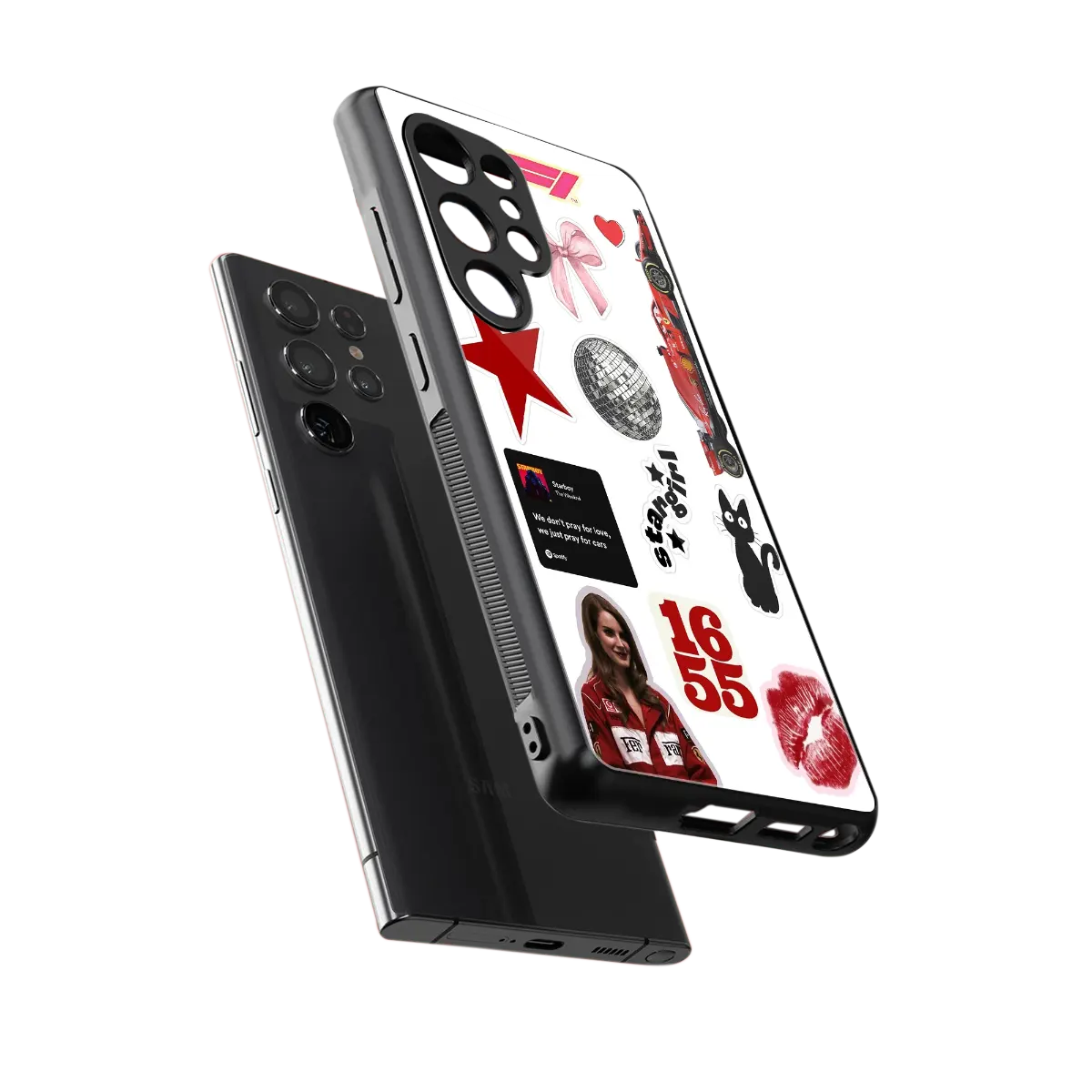 Formula 1 Fever sleek samsung galaxy s25 ultra cover with tempered glass back and TPU edges