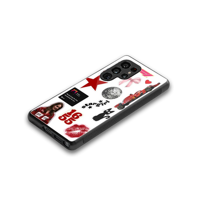 Formula 1 Fever stylish phone case for samsung galaxy s25 ultra | glossy glass and slim fit