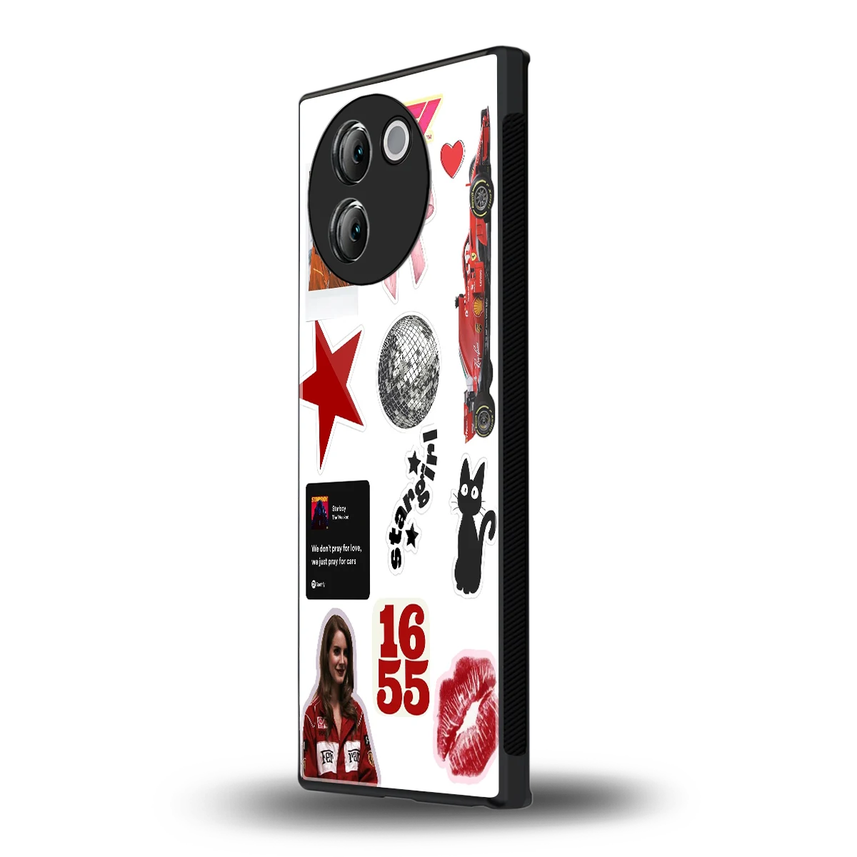 Formula 1 Fever vivo v30e mobile cover | shockproof glass phone case