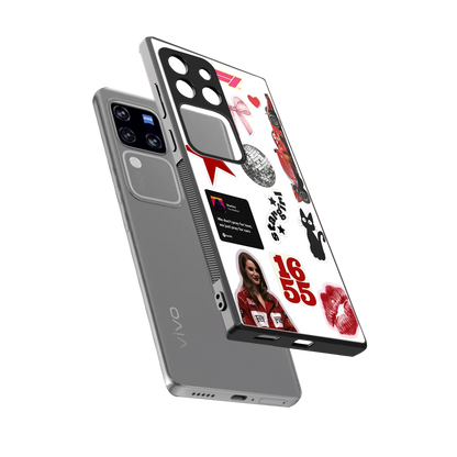Formula 1 Fever sleekvivo v30 pro cover with tempered glass back and TPU edges