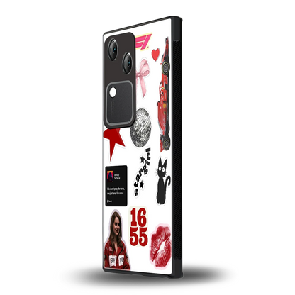 Formula 1 Fever vivo v30 mobile cover | shockproof glass phone case