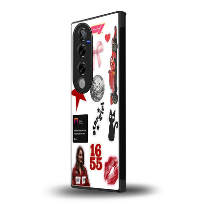 Formula 1 Fever vivo v40 pro mobile cover | shockproof glass phone case