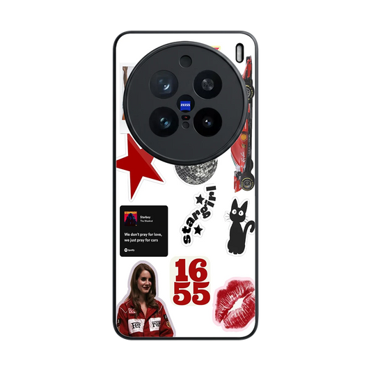 Formula 1 Fever back phone cover | glass case for vivo x200 pro