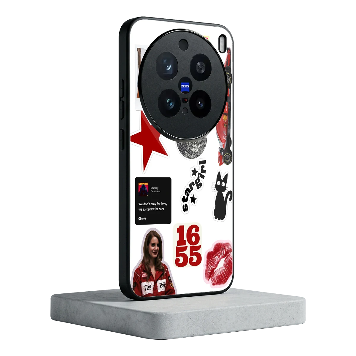 Formula 1 Fever vivo x200 pro mobile cover | shockproof glass phone case