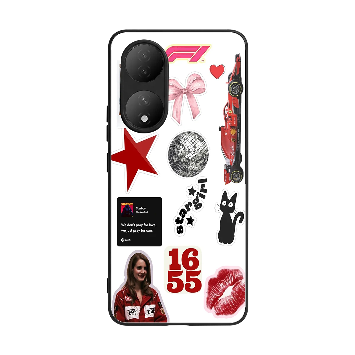 Formula 1 Fever back phone cover | glass case for Vivo-y100