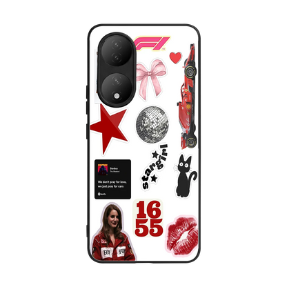 Formula 1 Fever back phone cover | glass case for Vivo-y100